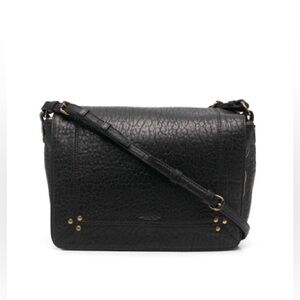 JÉRÔME DREYFUSS Albert Bubble Leather Crossbody Bag In Black